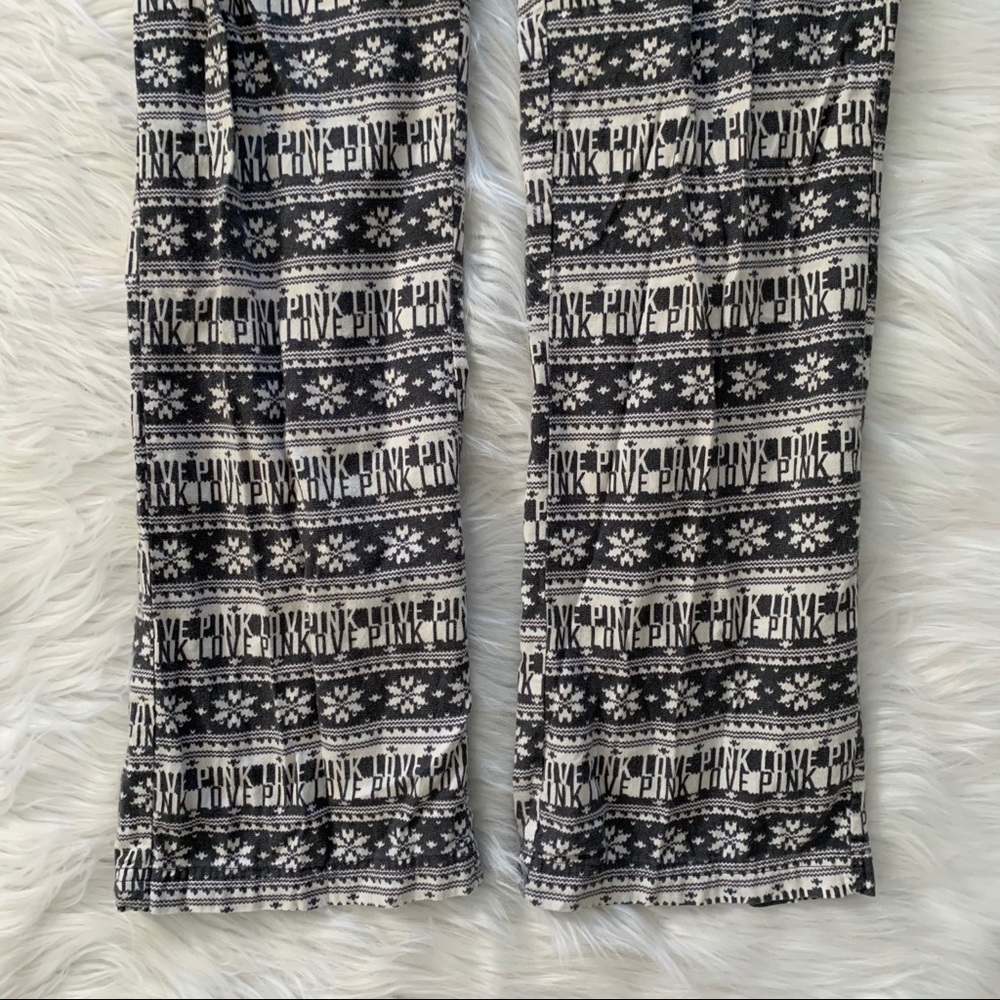Victoria secret love pink fair isle pajama pants - Picture 3 of 8
